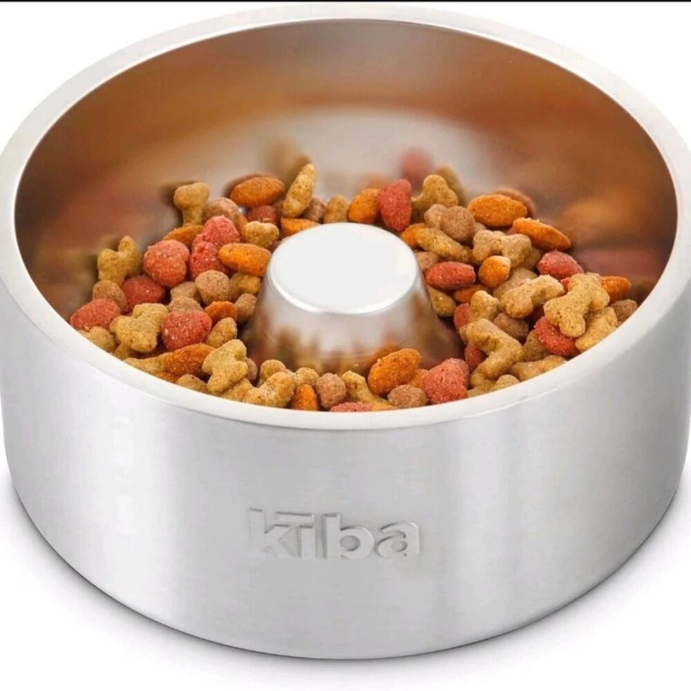 Kiba Pet Supply Ozark Slow Feeder Dog Food Bowl  NIB